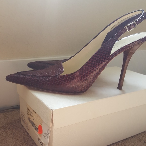 Helmut Lang plum heels size 41(11) - Picture 5 of 7